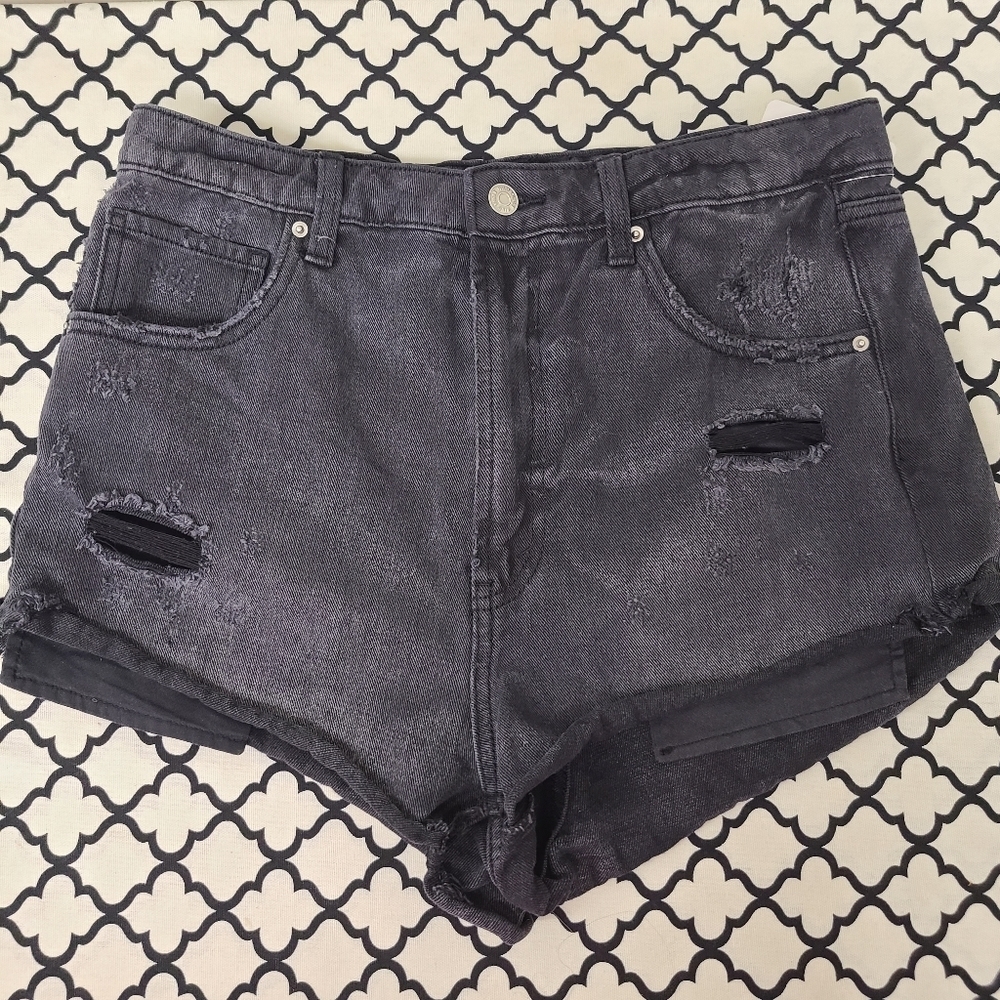 Wild Fable Highest Rise Cheeky Shorts Size 10 Black